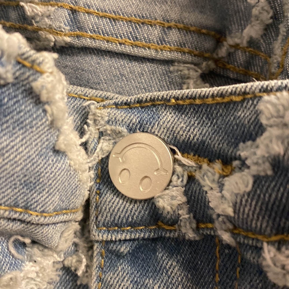 Pattern Short Jeans - Picture 3 of 5